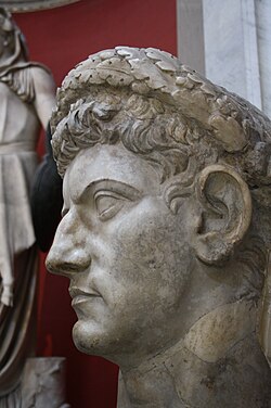 Bust of Claudius, circa 50 AD, Museo Pio-Clementino