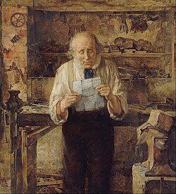 News from My Lad by James Campbell, 1828–1893 (Walker Art Gallery)