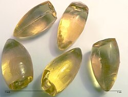 Glycerin suppositories used as laxatives.