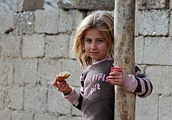 Kurdish girl in Mardin Province