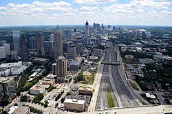 Atlanta is the eighth-largest city in the region, and part of the region's largest metropolitan area.