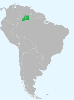Location of the Yanomami peoples