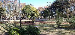 Plaza Ciro Echesortu, Paraná St. & 9 de Julio St.
