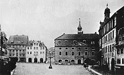 Helmstedt market place in 1891