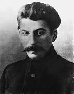 Stalin in 1917 as a young People's Commissar