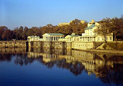 Fairmount Water Works, Philadelphia's second municipal waterworks, in December 1984