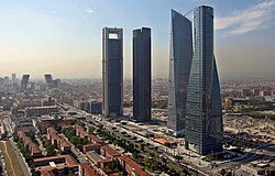 Cuatro Torres Business Area in Madrid