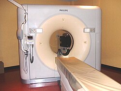 64-slice CT scanner originally developed by Elscint, now a Philips product[180]