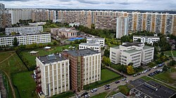 A microdistrict in Mitino built in the 1990s