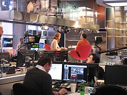 The MSNBC studio
