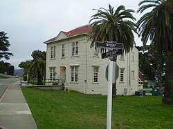 Former headquarters in Building 116 of the Presidio of San Francisco in 2008