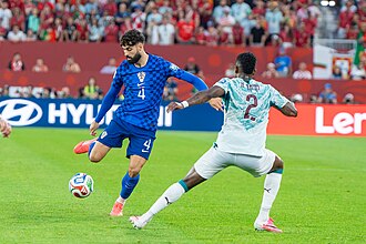 Gvardiol versus Portugal, July 2026