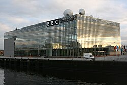 BBC Pacific Quay in Glasgow, which was opened in 2007