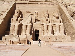 Facade of the Great Temple at Abu Simbel