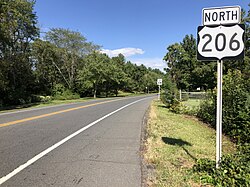 U.S. Route 206 in Princeton