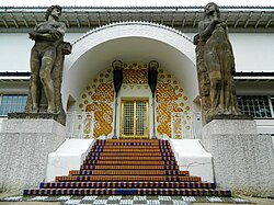 Ernst-Ludwig-Haus, main entrance.