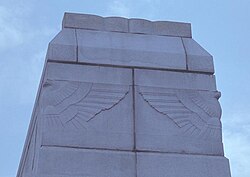 Art deco eagle detail