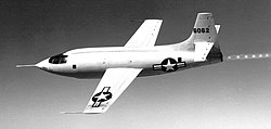 Bell X-1 in flight, 1947