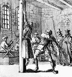 Birching, Germany, 17th century