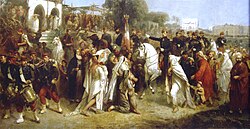 The French expedition in Syria led by General Beaufort d'Hautpoul, landing in Beyrouth on 16 August 1860