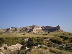 Scotts Bluff National Monument in western Nebraska