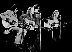 "Mission Statement" emulates the style of Crosby, Stills & Nash (pictured above, along with Neil Young in 1970).