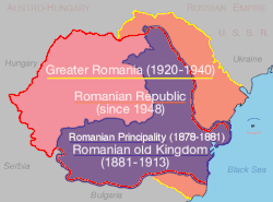 Evolution of Romania