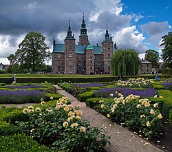 Rosenborg Castle and park in central Copenhagen