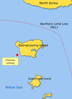 The location of the sinking.