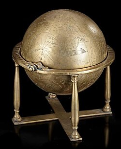 Celestial Globe by Muhammad Saleh Thattvi, c. 1663[194]