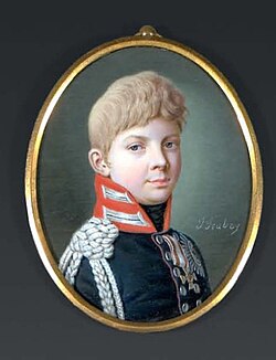 Prince Wilhelm at age 13, c. 1810