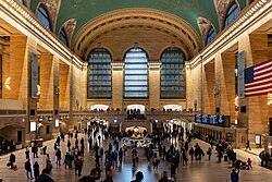 The main concourse of Grand Central Terminal in Manhattan, which opened in 1913