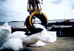 Nonwoven geotextile bags are much more robust than woven bags of the same thickness.