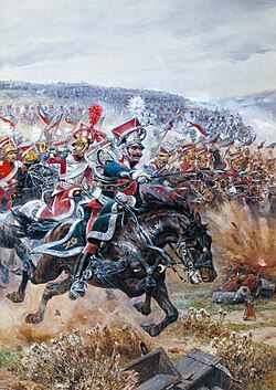 Poniatowski's Last Charge at Leipzig (Richard Caton Woodville Jr., 1912)