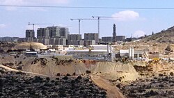 Construction in Rawabi and surrounding industrial areas