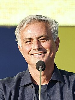 Mourinho during presentation as Fenerbahçe coach in 2024.