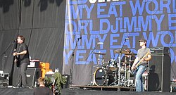 Emo band Jimmy Eat World performing in 2007