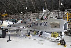 F-86H-10-NH Sabre s/n 53-1308 at the Wings Museum, Denver, Colorado
