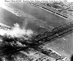 Bombing of Yalu River Bridges in 1950