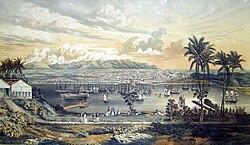 Santiago de Cuba in 1856 by Edouard Laplante and Leonardo Barañano. Firestone Library, Princeton University.[7]