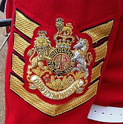The Garrison Sergeant Major London District's badge of rank