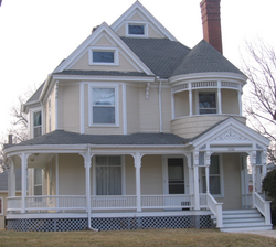 Beiderbecke's childhood home at 1934 Grand Avenue in Davenport, Iowa, is listed on the National Register of Historic Places. It was purchased and renovated by Italian director Pupi Avati for portions of his biopic Bix: An Interpretation of a Legend during the summer of 1990. Photo taken in 2008.