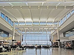 Terminal E at George Bush Intercontinental Airport in Houston