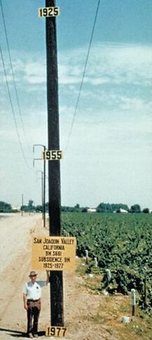 San Joaquin Valley subsidence