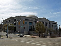 The Heflin-Torbert Judicial Building in Montgomery. It houses the Supreme Court of Alabama, Alabama Court of Civil Appeals, and Alabama Court of Criminal Appeals.