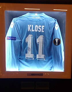 Klose's No.11 Lazio shirt