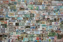 Paper money from different countries