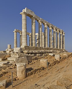 Temple of Poseidon at Cape Sounion, built c. 440 BC