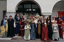 Epiphany celebration in Gemona del Friuli, Friuli-Venezia Giulia, Italy