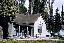 West Thumb Soldier Station in 1904
